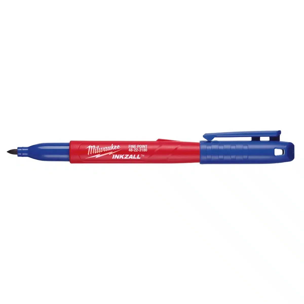 Marcador industrial Ponta fina Azul Inkzall Milwaukee