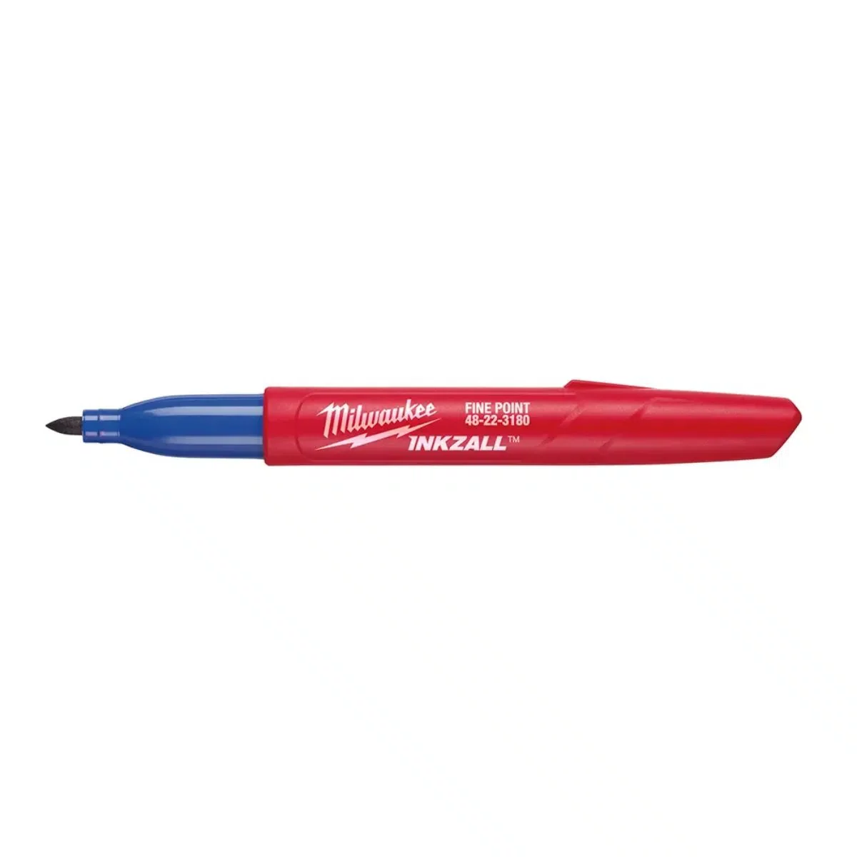 Marcador industrial Ponta fina Azul Inkzall Milwaukee