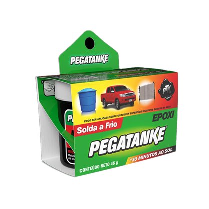 Adesivo Epóxi preto 46 gramas Pegatanke