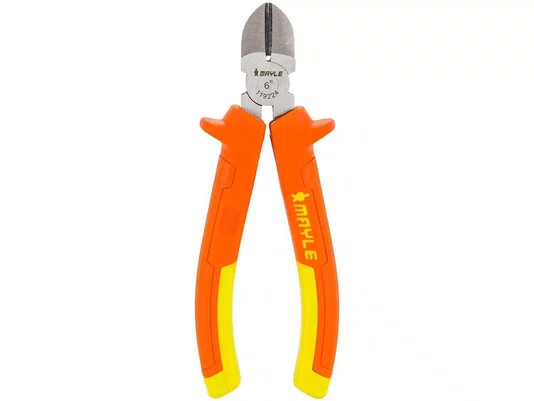 Alicate Corte Diagonal Isolado Cabo Duplo 6" Mayle