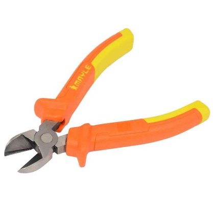 Alicate Corte Diagonal Isolado Cabo Duplo 6" Mayle