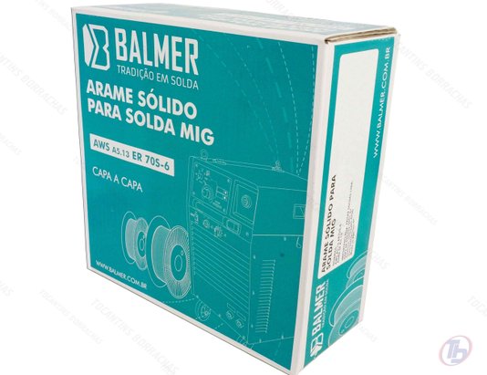 Arame Solda Mig Bitola 1.2mm 15kg C/Carretel - Balmer