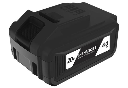 Bateria 20V 4.0Ah MBI-20 Intercambiável Menegotti