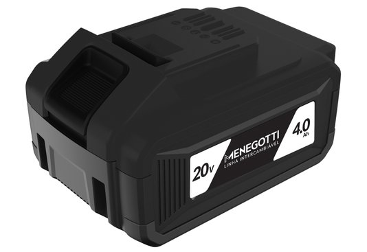 Bateria 20V 4.0Ah MBI-20 Intercambiável Menegotti