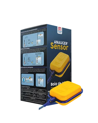 Boia de Nível Sensor Power 15A 1,5m 250V Anauger