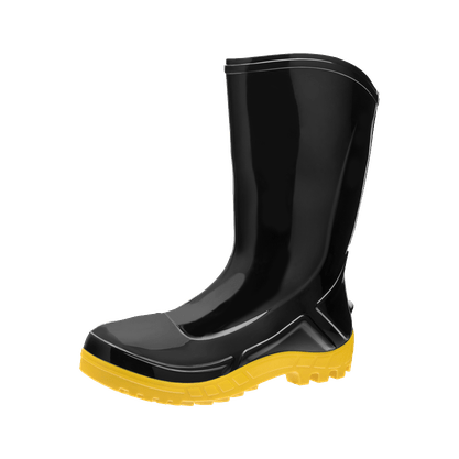 Bota de PVC Nº44 Cano Médio Solado Amarelo Marluvas