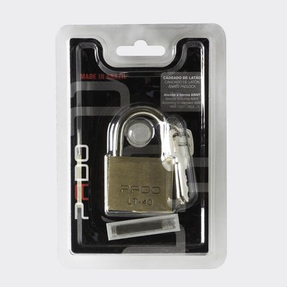 Cadeado Latão 40mm Pado