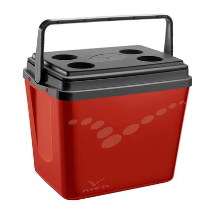Caixa Térmica Pop 34L Vermelho Velvet Invicta