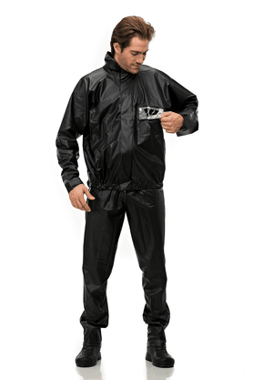 Capa de Chuva Motoqueiro Com Bolso e Gola G Pantaneiro