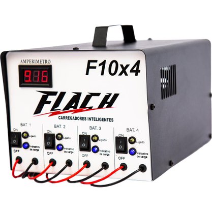 Carregador De Bateria F10x4 10a/12v – Flach