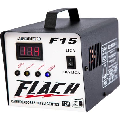Carregador De Bateria F15 15a/12v – Flach