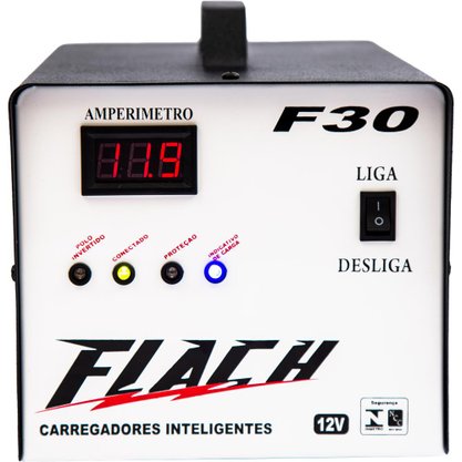 Carregador De Bateria F30 30a/12v - Flach