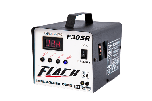 Carregador De Bateria F30SR 10A 12/24V – Flach