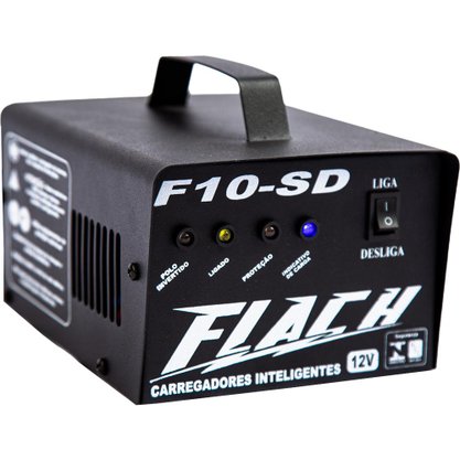 Carregador De Bateria Inteligente F10-Sd 10a/12v Flach