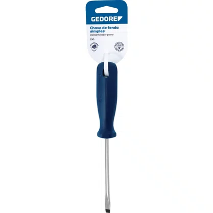 Chave De Fenda 1/4 x 04 Simples Autosserviço Gedore