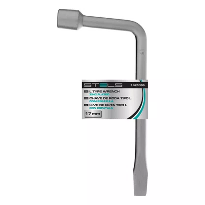 Chave de Roda Tipo L 17mm com Espátula – Stels