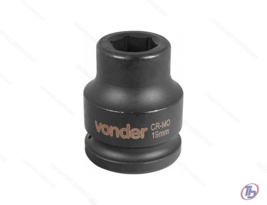 Soquete sextavado de impacto de 3/4" x 19,0 mm Vonder
