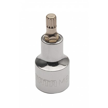 Soquete Bit Multidentado 1/2"X50Mmxm12 Sata