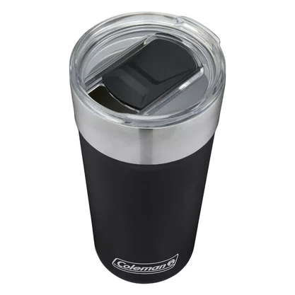 Copo Térmico de Cerveja com Tampa 600ml Preto Coleman