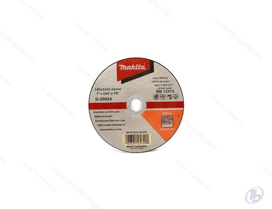 Disco de Corte para Inox 7"X5/64X7/8 D20024 - Makita