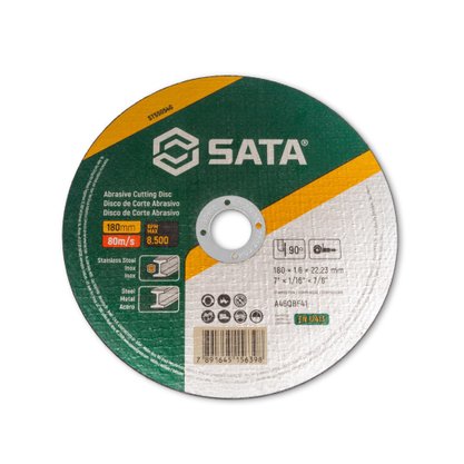 Disco de Corte Abrasivo Metal/Inox 7 x 1.6mm x 7/8 Sata