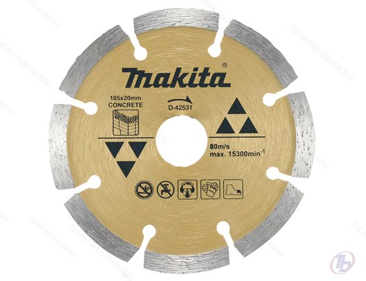 Disco Diamantado 105x20mm segmentado D42531 - Makita