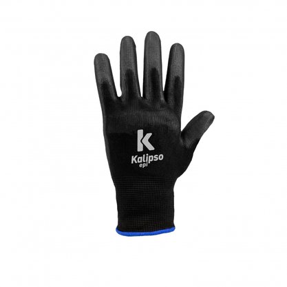 Epi Luva PU Cinza/Preto Kalipso