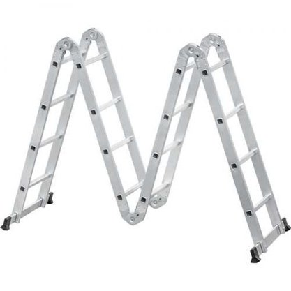 Escada de alumínio articulada 4x4 4,70Mt Vonder