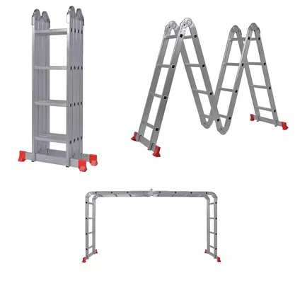 Escada Multifuncional de Alumínio 4x4 4.29mt Worker