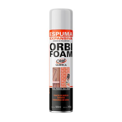 Espuma Expansiva 500ml Orbifoam Orbi Química