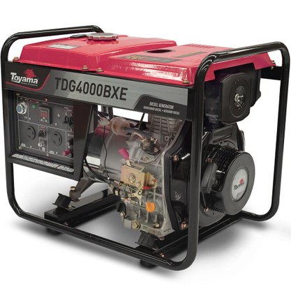 Gerador Diesel 3.3kw 4T Com partida TDG4000BXE Toyama