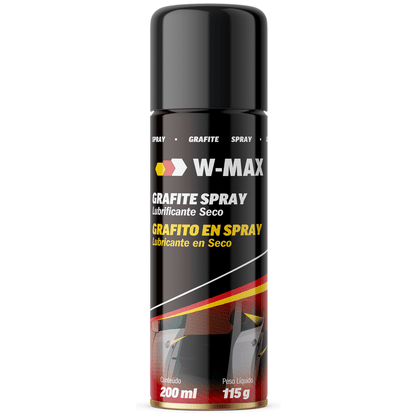 Grafite em spray W-Max 200ml/115g Wurth