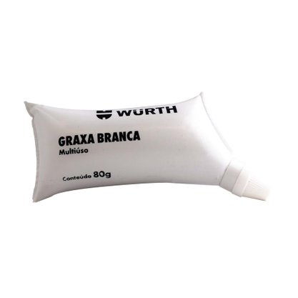Graxa Branca Mineral em Sachê 80g Wurth