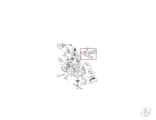 Correia Lamina Para Trator Husqvarna Lth1842 Deck De 42
