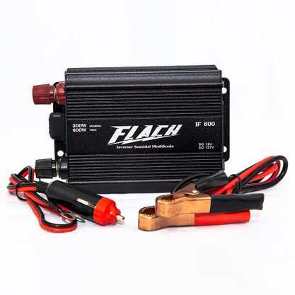 Inversor de Tensão 12v/220v 300w/600w Flach