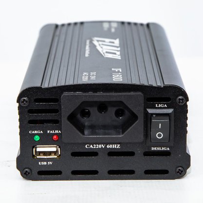 Inversor De Tensão 12v/220v 0800w Pico 1600w Flach