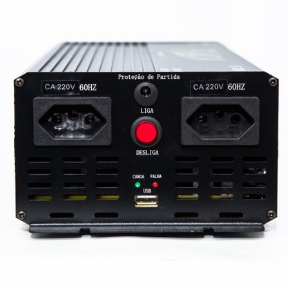 Inversor de tensão 12v/220v 1500w/3000w Flach