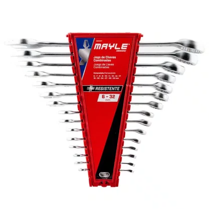 Jogo De Chave Combinada 6 A 32mm 15pcs – Mayle
