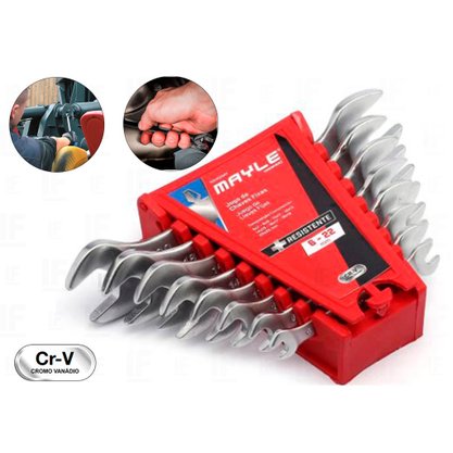 Jogo De Chave Fixa 6 A 22mm 8pcs - Mayle