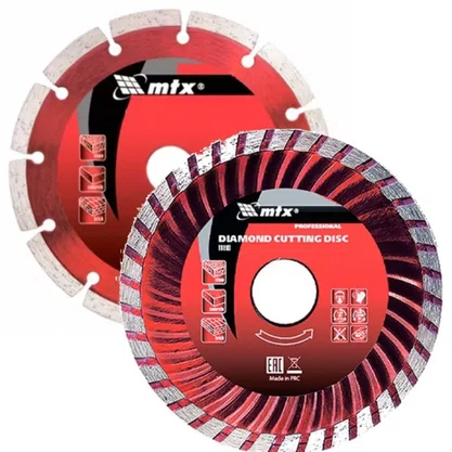 Jogo de Disco Diamantado 2 Peças 115x22,2mm – MTX