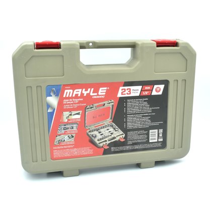 Jogo De Soquete Estriado 1/2 23pcs 8-32mm - Mayle