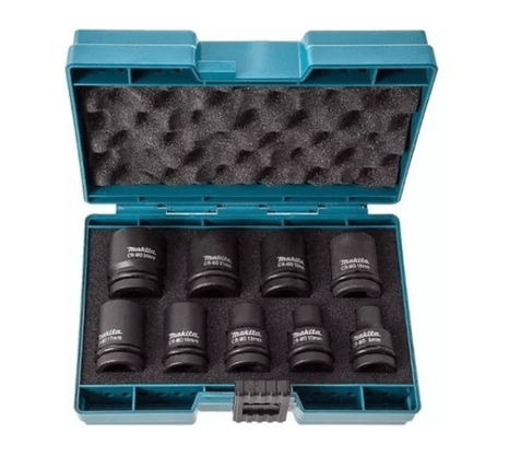 Soquete de Impacto Curto c/ Maleta 9Pcs D-42575 Makita