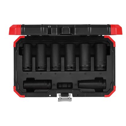 Jogo de Soquetes de impacto 1/2″ longos Gedore Red