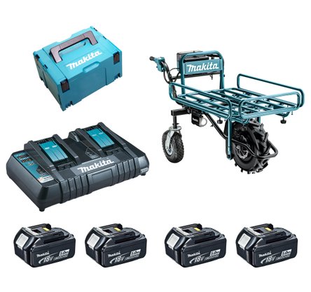 Kit Carrinho de Transporte a Bateria 18v Dcu180 Makita