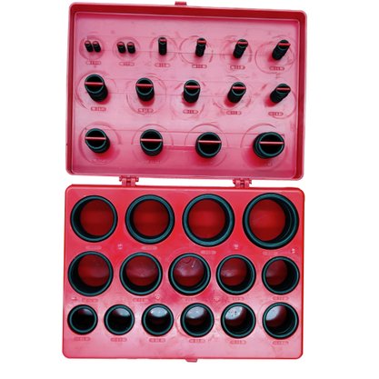 Kit O-ring Polegada Maleta Plástico 382 pcs Agel