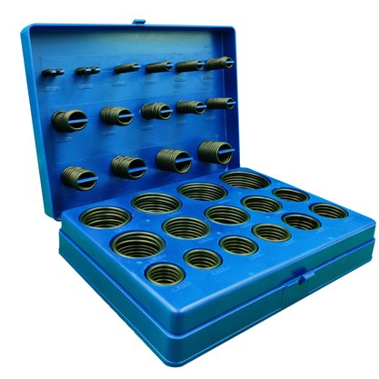 Kit O-ring Milimétrico Maleta Plástico 428pcs Agel