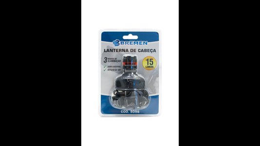 Lanterna P/Cabeça Led Xpe 1w 15lm A Pilha - Bremen