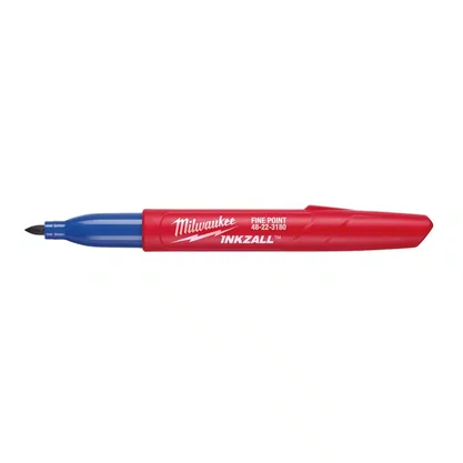 Marcador industrial Ponta fina Azul Inkzall Milwaukee