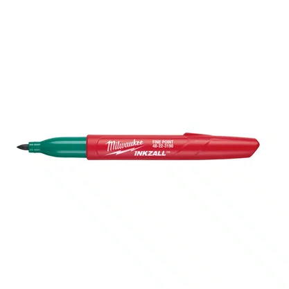 Marcador Industrial Ponta Fina Verde Inkzall Milwaukee