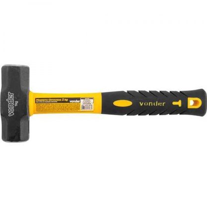 Marreta C/ cabo fibra 01kg oitavada Vonder